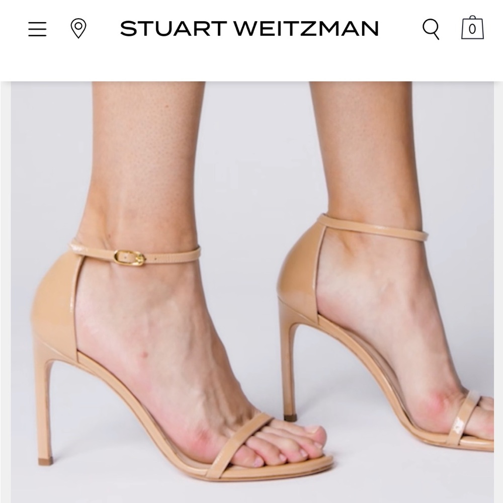 Stuart Weitzman Nudistsong Strap Sandals w Box